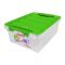 Lion Star Puro Plastic Container, No.8, Green, JX-38