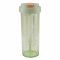 Plastic Water Bottle With Straw, 600ml, Green, (2062)0000971