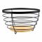 Homeatic Fruit Basket, Black, HMK-1007