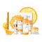 LAIKOU Vitamin-C Skincare Set With Cleanser, Toner, Serum, Eye and Face Cream, For All Skin Types, LK92245E