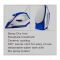 Anex Smart Dry Iron, 1100-1300W, Blue & White, AG-2074