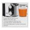 Anex Deluxe Juicer, 800W, 1500ml Pulp & 500ml Juice Container, AG-89