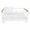 Homeatic Classic Dish Rack With Wooden Handle Tray, White, HMK-1005