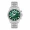 U.S. Polo Assn Men's Round Dial Chronograph Wrist Watch With Chain Strap, Green, USPA1077-04