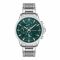 U.S. Polo Assn Men's Round Dial Chronograph Wrist Watch With Chain Strap, Green, USPA1016-09