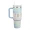 Stanley Quencher H2.0 FlowState Stainless Steel Insulated Tumbler With Lid & Straw, 1800ml, Cool Serene Brush Stroke