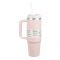 Stanley Quencher H2.0 FlowState Stainless Steel Insulated Tumbler With Lid & Straw, 887ml, Cherry Blossom Pink