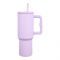 AJF Plain Stainless Steel Vacuum Insulated Tumbler With Lid & Straw, 1800ml, Purple