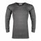 Lily Men's Luxury Woolen Warmer Inner Top, Full Sleeves, Grey, 505