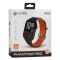 Zero 2.04" Amoled Display Phantom Pro Smart Watch, Water Resistant, Ocean Black & Orange Strap