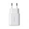 Joyroom PD20W Fast Charger+Type-C To Type-C 1m Cable, White, JR-TCF20EU