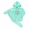 Girls Pretty Girls Tracksuit With Hoodie and Trouser, Green