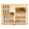 Berghome Autumn Cutlery Set, Silver, 24-Pack, DA-185MHB-24