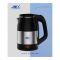 Anex Deluxe Electric Kettle, 1800ml Capacity, 1500W, Black & Silver, AG-4062