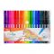 Deli Felt Pen Markers, 18 Assorted Colors, EC10013