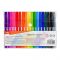 Deli Felt Pen Markers, 18 Assorted Colors, EC10013