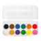 Deli Watercolor With Brush, 12 Colors, 1-Piece, EC15-12