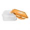 Appollo Right Lock Plastic Food Keeper, Medium, Orange