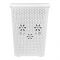 Graceware Plastic Laundry Basket, White