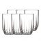 Pasabahce Echo Dof Tumbler Glass Set, 6-Pack, 520272