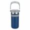 AJF Stainless Steel Vacuum Insulated Thermos Bottle - Hot/Cold Travel Mug with Lid & Straw, 900ml, Blue, SUS 304