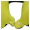 Relaxsit Fiber Two-Tone Neck Pillow, For Travel, Home & Office, Green, 13"x12"