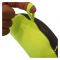 Relaxsit Fiber Two-Tone Neck Pillow, For Travel, Home & Office, Green, 13"x12"