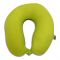 Relaxsit Fiber Two-Tone Neck Pillow, For Travel, Home & Office, Green, 13"x12"