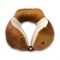 Relaxsit Velveto Neck Pillow, For Travel, Home & Office, Brown, 10.63" x 10.63"