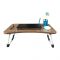 Relaxsit Bed Pro Folding Laptop Table, Portable Desk For Study, Brown, 15.75" x 23.62"