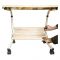 Relaxsit Flexi-Big C-Table/Adjustable Laptop Trolley with Book Rack, Beige, 25-34” H x 15.75” W x 23.75” L