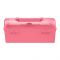 Multi-Purpose Storage Box with Tray, Ideal for Makeup, Medical, Art & Beauty Products, Pink, 2226