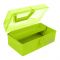 Multi-Purpose Storage Box with Tray, Ideal for Makeup, Medical, Art & Beauty Products, Green, 2226