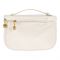 PU Leather Transparent Makeup Bag, Travel Cosmetic Organizer, White, AF-63