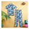 Basix Boys Football Night Suit, White & Blue, BYS-255