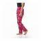 Basix Women's Linen Pajama, Pink/Yellow Dots/Flower, 107