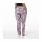 Basix Women's Linen Pajama, Pick Black Grey Abstract Pattern, 113