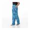 Basix Women's Linen Pajama, Blue Hues With Black Accents, 118