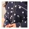 Basix Women Loungewear Navy with White Polka Dots, 2 Piece Set, LW-610
