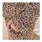 Basix Women Loungewear Cheetah Brown, 2 Piece Set, LW-607