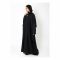 Affinity Butterfly Gown Abaya + Hijab Set, Black