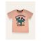 IXAMPLE Boys Dinosaur Graphic Tee, Peach, IXSBTS 54022