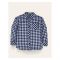 IXAMPLE Boys Check Shirt, Navy Blue, IXSBST 56012