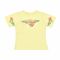 IXAMPLE Girls Yellow Embroidered Tee, IXSGTS 64057