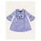 IXAMPLE Girls Floral Kurti, Violet, IXGET 79013