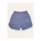 IXAMPLE Girls Denim Blue Floral Embroidered Tencel Shorts, IXGSH 89108