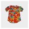 IXAMPLE Girls Red Floral Fusion Top, IXGTP 91026