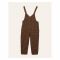 IXAMPLE Girls Brown Leopard Patterned Dungaree, IXGDS 94024