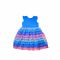 IXAMPLE Girls Unicorn Tulle-Skirt Dress, Blue, IXGDS 94065