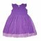 IXAMPLE Girls Shine Bright Tulle-Skirt Dress, Purple, IXGDS 94066